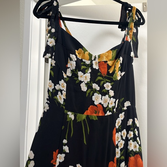 Reformation Nadira Floral Georgette Midi Dress size 6 - Picture 3 of 6